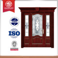 2015new design exterior steel wood door